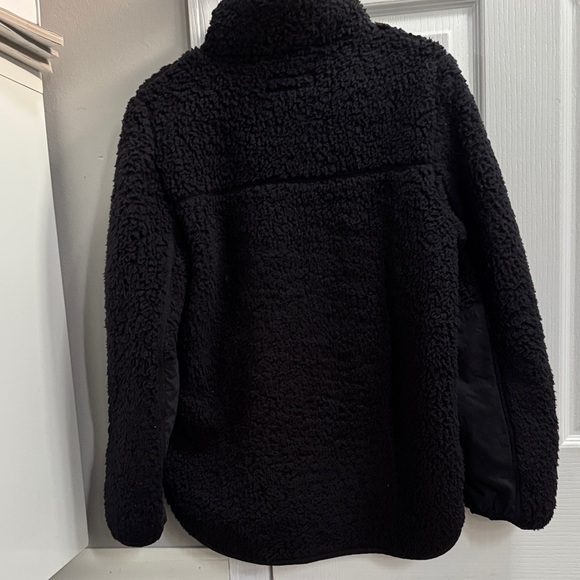 Abercrombie & Fitch Black Sherpa Jacket - Picture 4 of 4